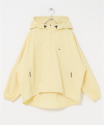 EKAL / UR TECH尼龍拉鍊連帽外套(黃色-one-YELLOW)