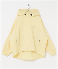 EKAL / UR TECH尼龍拉鍊連帽外套(黃色-one-YELLOW)