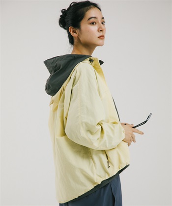 EKAL / UR TECH尼龍拉鍊連帽外套