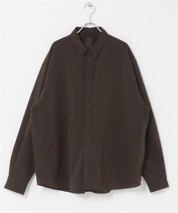 EKAL / DotAir® 長袖襯衫(棕色-M-BROWN)