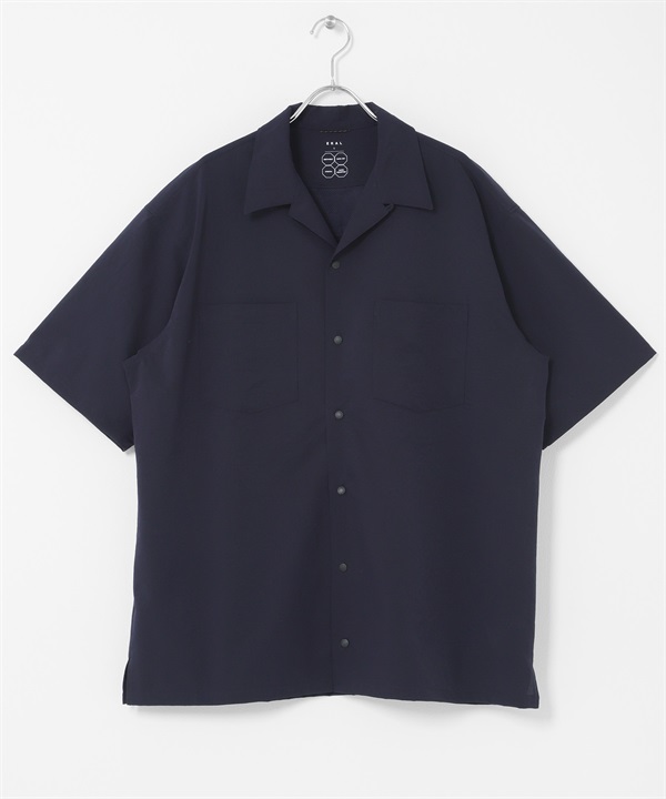 EKAL / DotAir® 短袖襯衫(藏青色-M-NAVY)