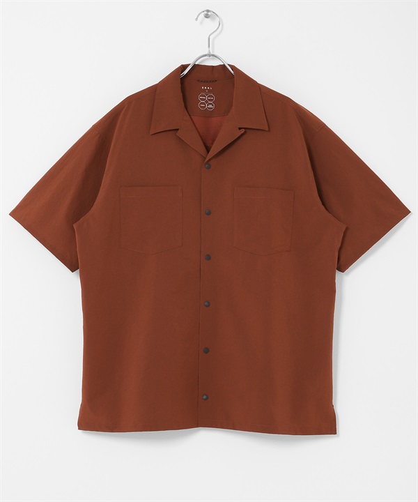 EKAL / DotAir® 短袖襯衫(磚紅色-M-其他橘色)