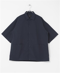 EKAL / UR TECH 尼龍短袖襯衫(藏青色-M-NAVY)