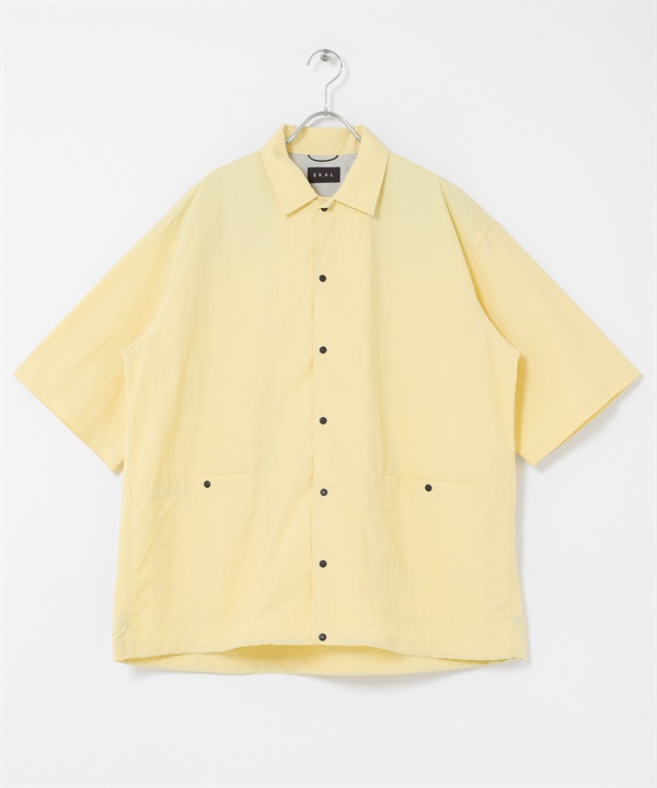 EKAL / UR TECH 尼龍短袖襯衫(黃色-M-YELLOW)