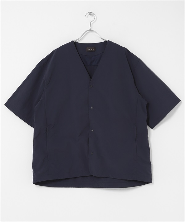 EKAL / UR TECH 尼龍棒球襯衫(藏青色-M-NAVY)