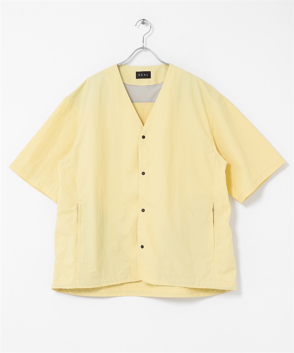 EKAL / UR TECH 尼龍棒球襯衫(黃色-M-YELLOW)