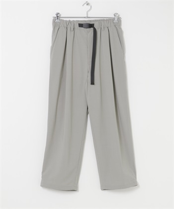 EKAL /  SMOOTH WOOLY LIKE速乾錐形褲(淺灰色-M-LIGHT GRAY)