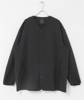 EKAL / DotAir® 無領開襟衫(黑色-L-BLACK)