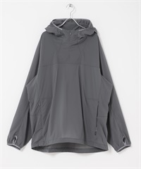 EKAL / 全天候連帽套頭外套(灰色-M-GRAY)