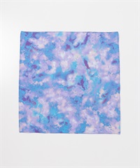 EKAL / 大理石印花方巾(紫色-one-PURPLE)