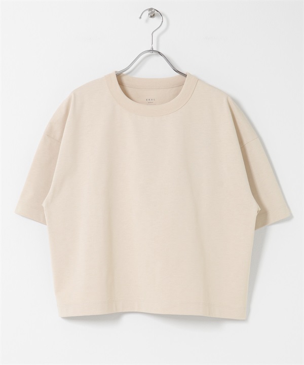 EKAL / DRY OUT 短版T恤(象牙白-one-OFF WHITE)