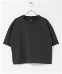 EKAL / DRY OUT 短版T恤(炭灰色-one-CHARCOAL GRAY)