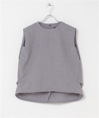 EKAL / UR TECH DRYLUXE 強撚法式袖罩衫(灰色-one-GRAY)