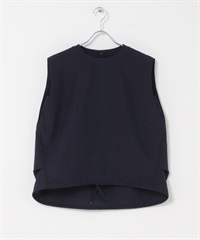 EKAL / UR TECH DRYLUXE 強撚法式袖罩衫(藏青色-one-NAVY)