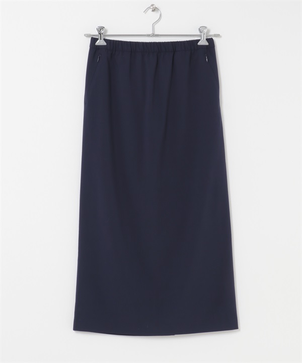 EKAL / SMOOTH WOOLY LIKE窄裙(藏青色-one-NAVY)