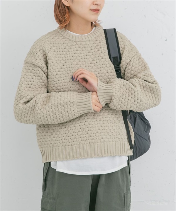 EKAL / 立體織紋針織衫