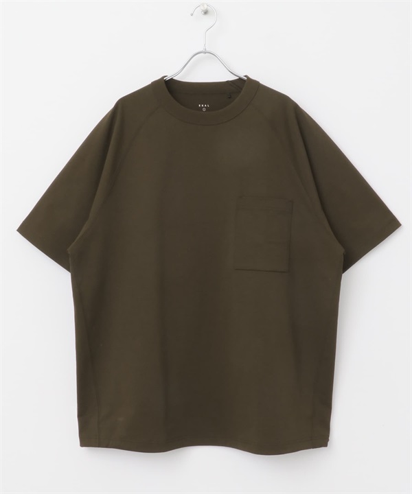 EKAL / DRY OUT 寬版抽繩上衣(棕色-M-BROWN)