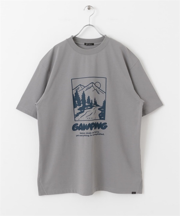 EKAL / UR TECH NATURE T恤(灰色-M-GRAY)