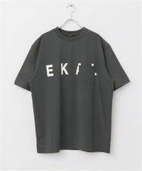 EKAL / UR TECH LOGO 口袋印花T恤(灰色-M-GRAY)