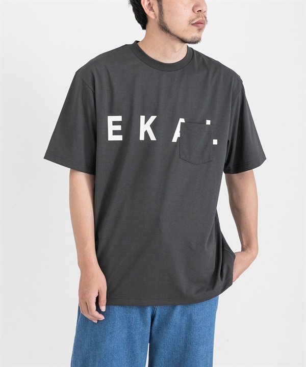 EKAL / UR TECH LOGO 口袋印花T恤