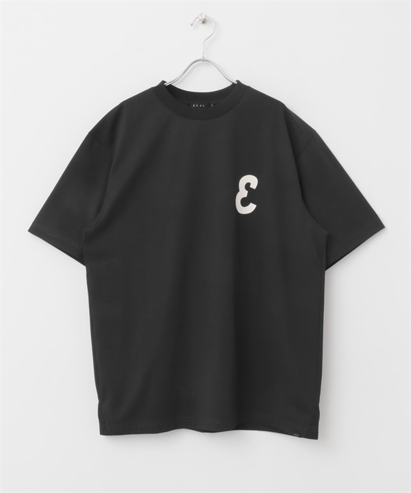 EKAL / UR TECH LOGO印花T恤(墨黑色-M-DEEPBLACK)