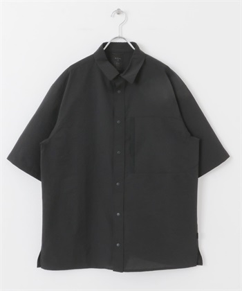 EKAL / DotAir® 高透氣短袖襯衫(黑色-L-BLACK)