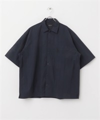 EKAL / 超輕防潑水尼龍短袖襯衫(藏青色-M-NAVY)