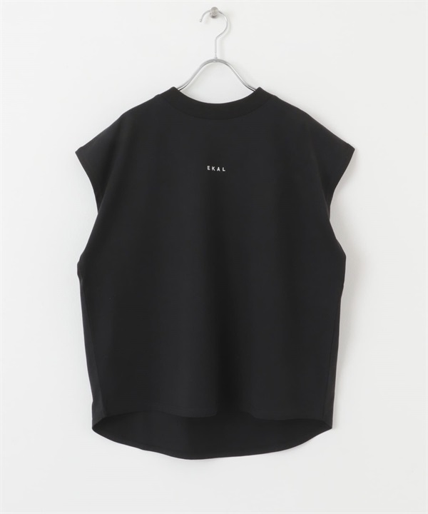 EKAL / 法式袖上衣(黑色-one-BLACK)