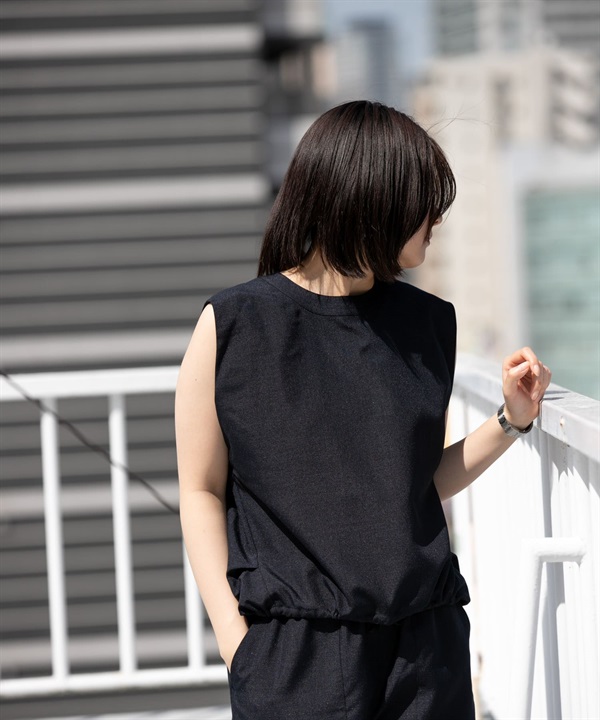EKAL / UR TECH DRYLUXE 強撚法式袖罩衫