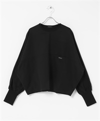 剪接蝙蝠袖上衣(黑色-one-BLACK)