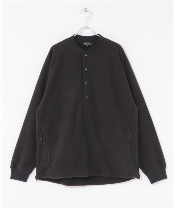 EKAL / UR TECH 刷毛套衫(黑色-M-BLACK)