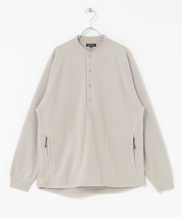 EKAL / UR TECH 刷毛套衫(灰膚色-M-其他膚色)