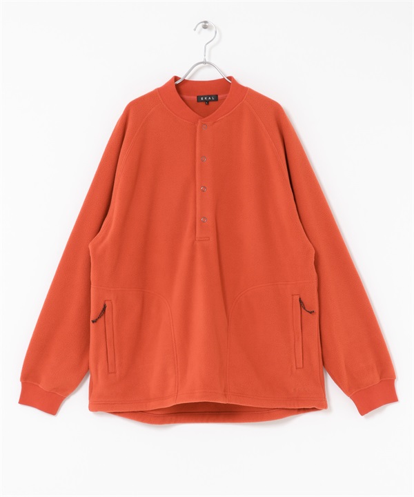 EKAL / UR TECH 刷毛套衫(橘色-M-ORANGE)