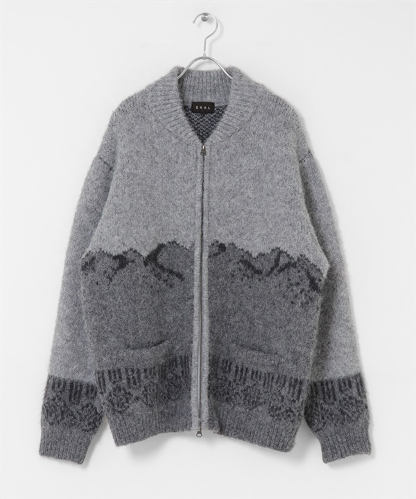 EKAL / 考津針織衫(山峰-M-其他棕色)