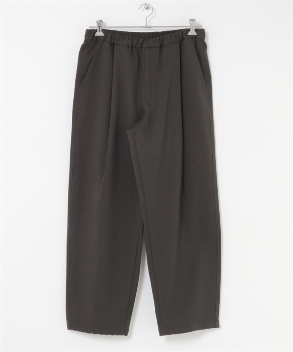 EKAL / 仿羊毛輕便長褲(炭灰色-M-CHARCOAL GRAY)