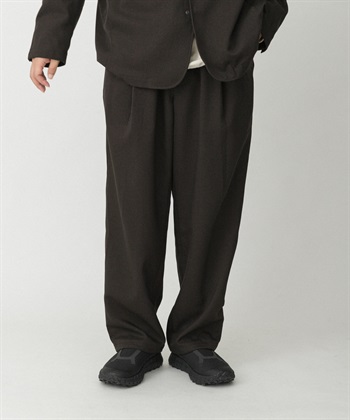 EKAL / 仿羊毛輕便長褲