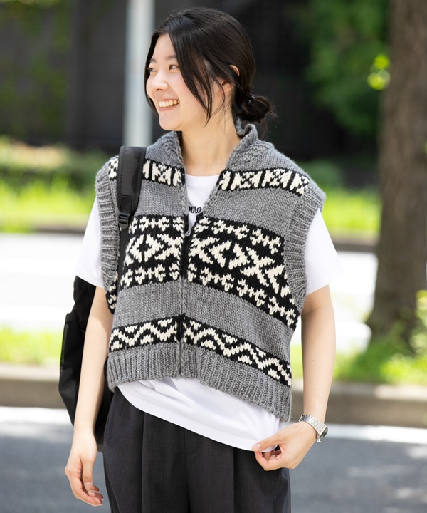 EKAL / 混羊毛考津背心