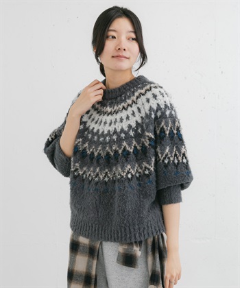 EKAL / 北歐風織紋針織衫