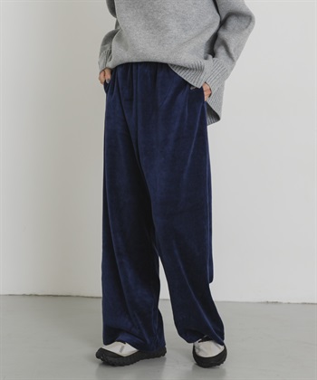 EKAL / 絲絨直筒褲