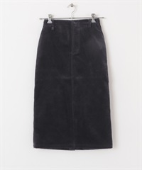 EKAL / UR TECH 燈芯絨直筒裙(炭灰色-one-CHARCOAL GRAY)