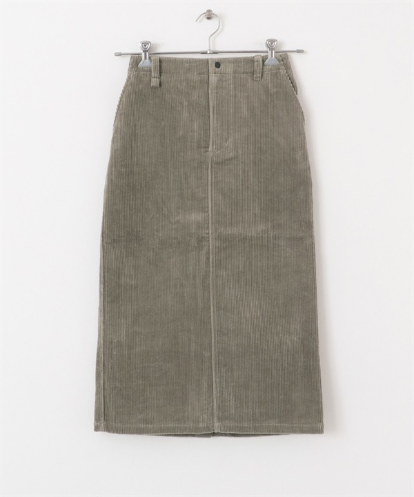 EKAL / UR TECH 燈芯絨直筒裙(摩卡色-one-MOCHA)