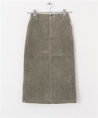 EKAL / UR TECH 燈芯絨直筒裙(摩卡色-one-MOCHA)