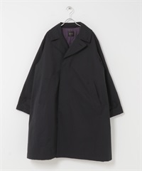 EKAL / 防潑水填充立領大衣(黑色-one-BLACK)