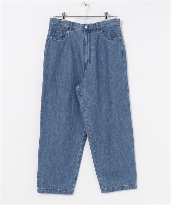 FARAH / Denim Baggy Pants(淺藍色-30-LIGHT BLUE)