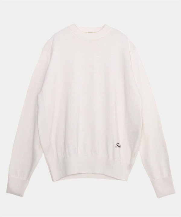 FARAH / Middle Gauge Crewneck Sweater(米白色-M-OFF WHITE)
