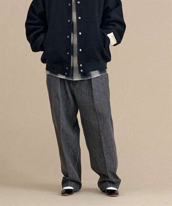 FARAH / Easy Wide Tapered Pants