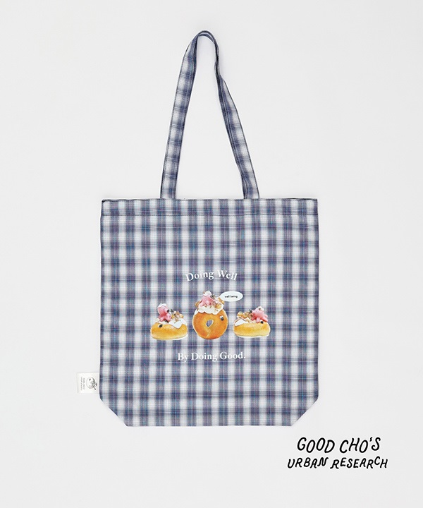 好丘 Good Cho's × URBAN RESEARCH 手提袋(格紋-one-BLUE)