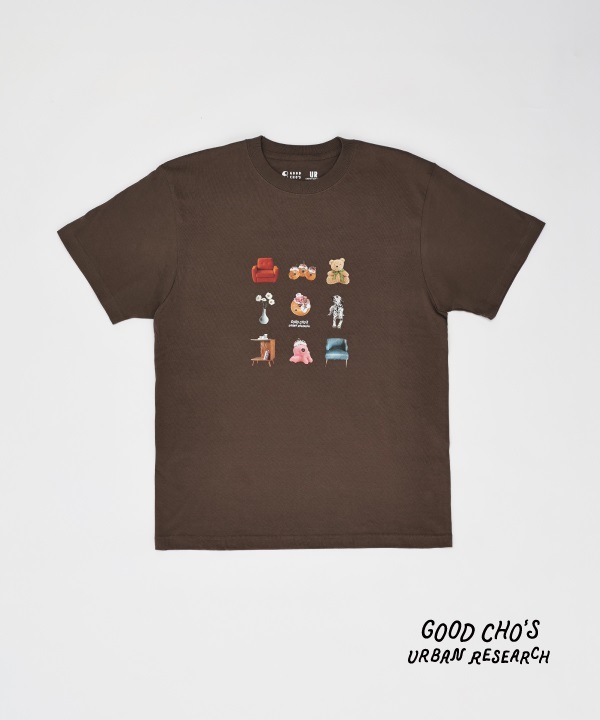 好丘 Good Cho's × URBAN RESEARCH 短袖T恤 B(棕色-S-BROWN)