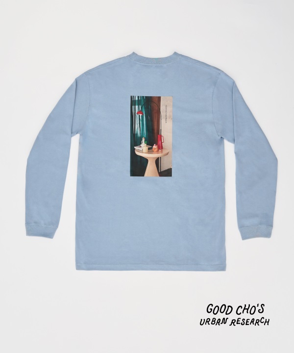 好丘 Good Cho's × URBAN RESEARCH 長袖T恤(湖藍色-L-LIGHT BLUE)