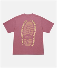 GRAMICCI / FOOTPRINTS TEE PIGMENT DYED(紅色-M-其他紅色)